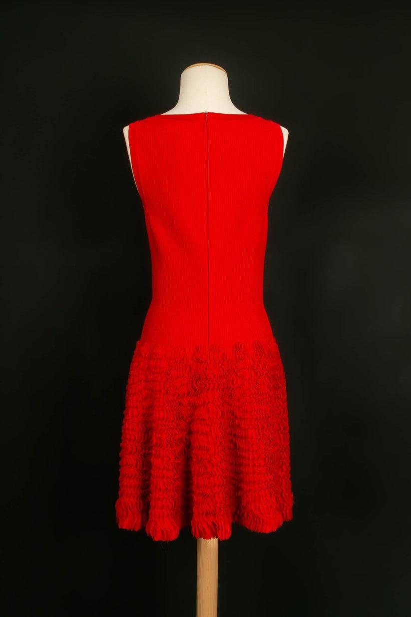 Alaïa Red Mesh Dress, 2008 In Excellent Condition In SAINT-OUEN-SUR-SEINE, FR