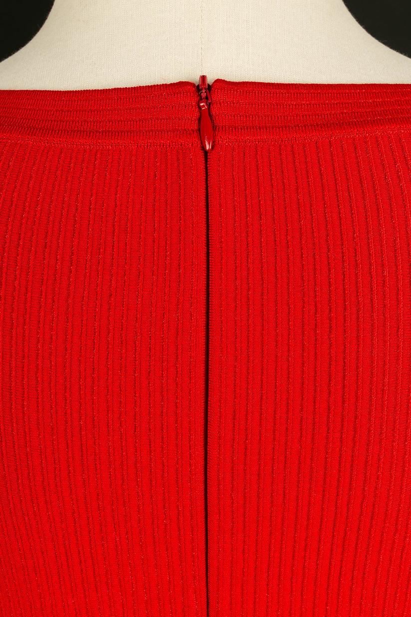 Alaïa Red Mesh Dress, 2008 3