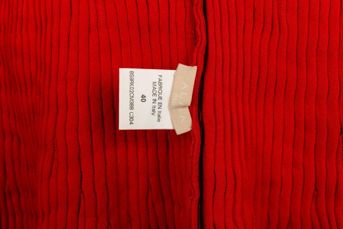 Alaïa Red Mesh Dress, 2008 4