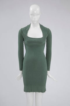 Alaïa Ribbed Knit Mini Dress, Fall-Winter 1990-1991