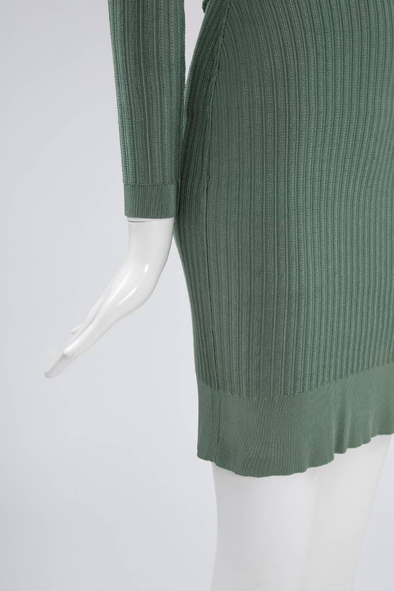 Alaïa Ribbed Knit Mini Dress, Fall-Winter 1990-1991 For Sale 4