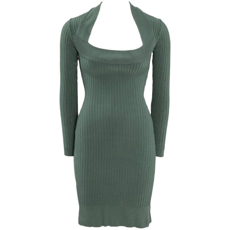 alaa dress 90s 90s Alaia Cut-Out Dress