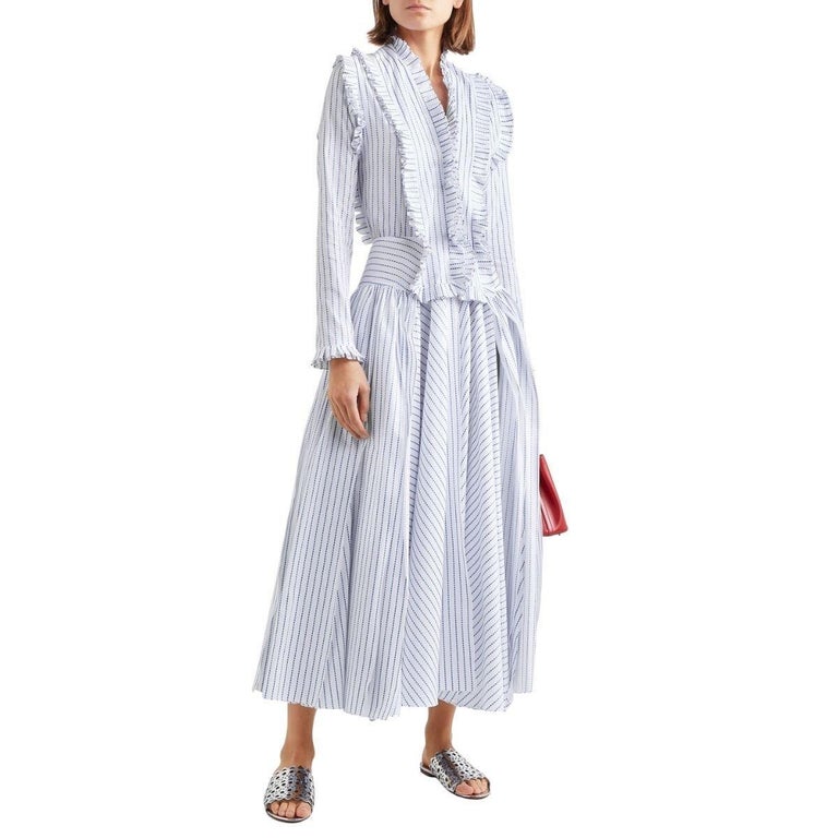 Alaine Ruffled Jersey T-Shirt Dress