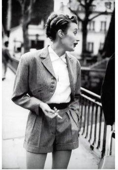 Alaïa S/S 1988 Black Cropped Notch-Lapel Blazer