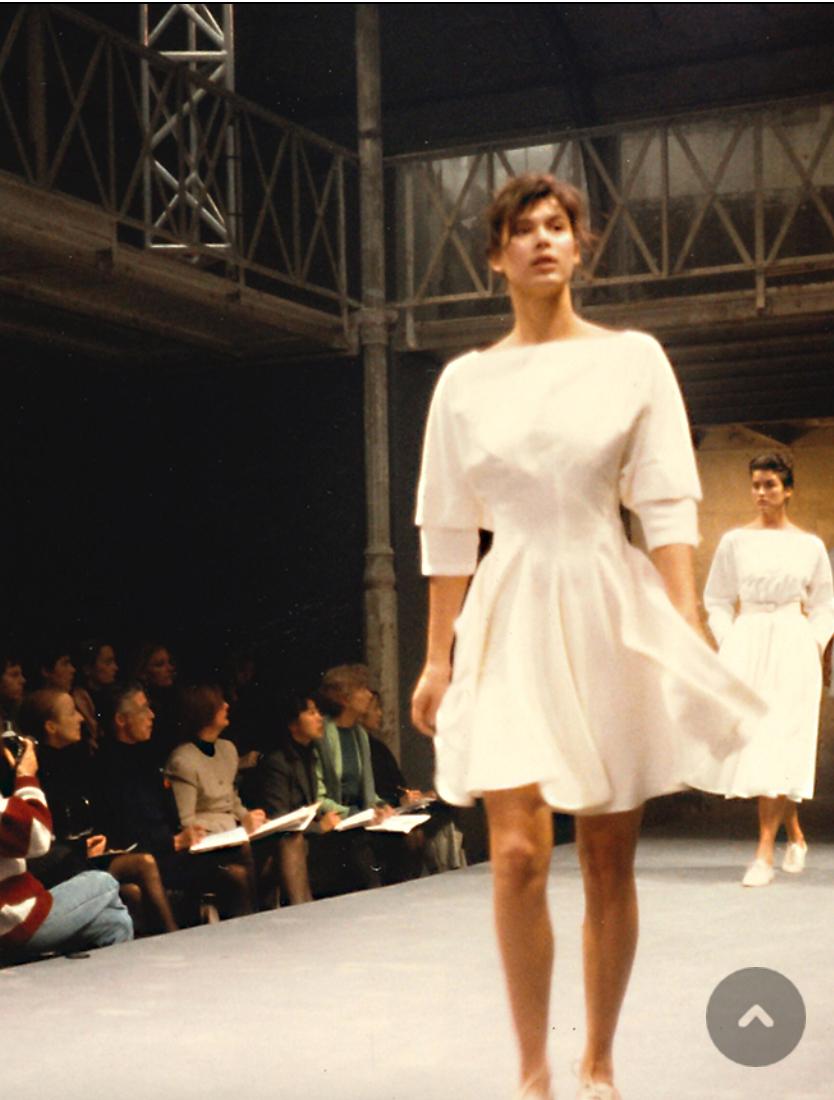 ALAÏA S/S 1988 Vintage Nylon Runway Dress 7