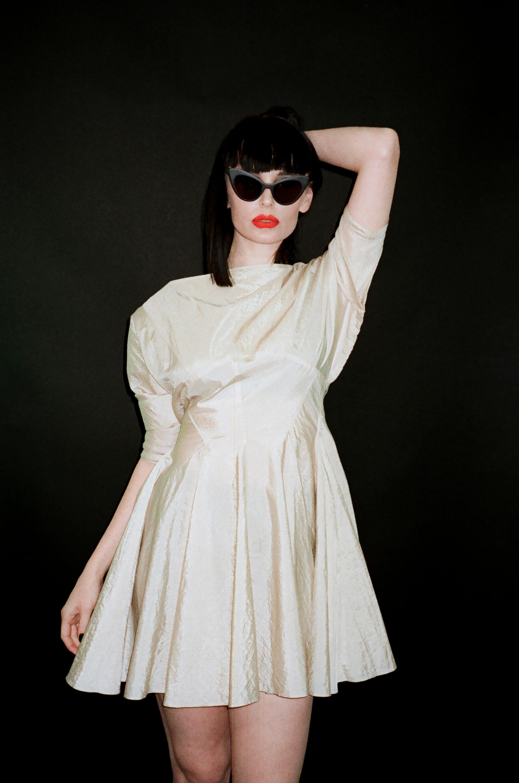 ALAÏA S/S 1988 Vintage Nylon Runway Dress In Excellent Condition In Berlin, BE