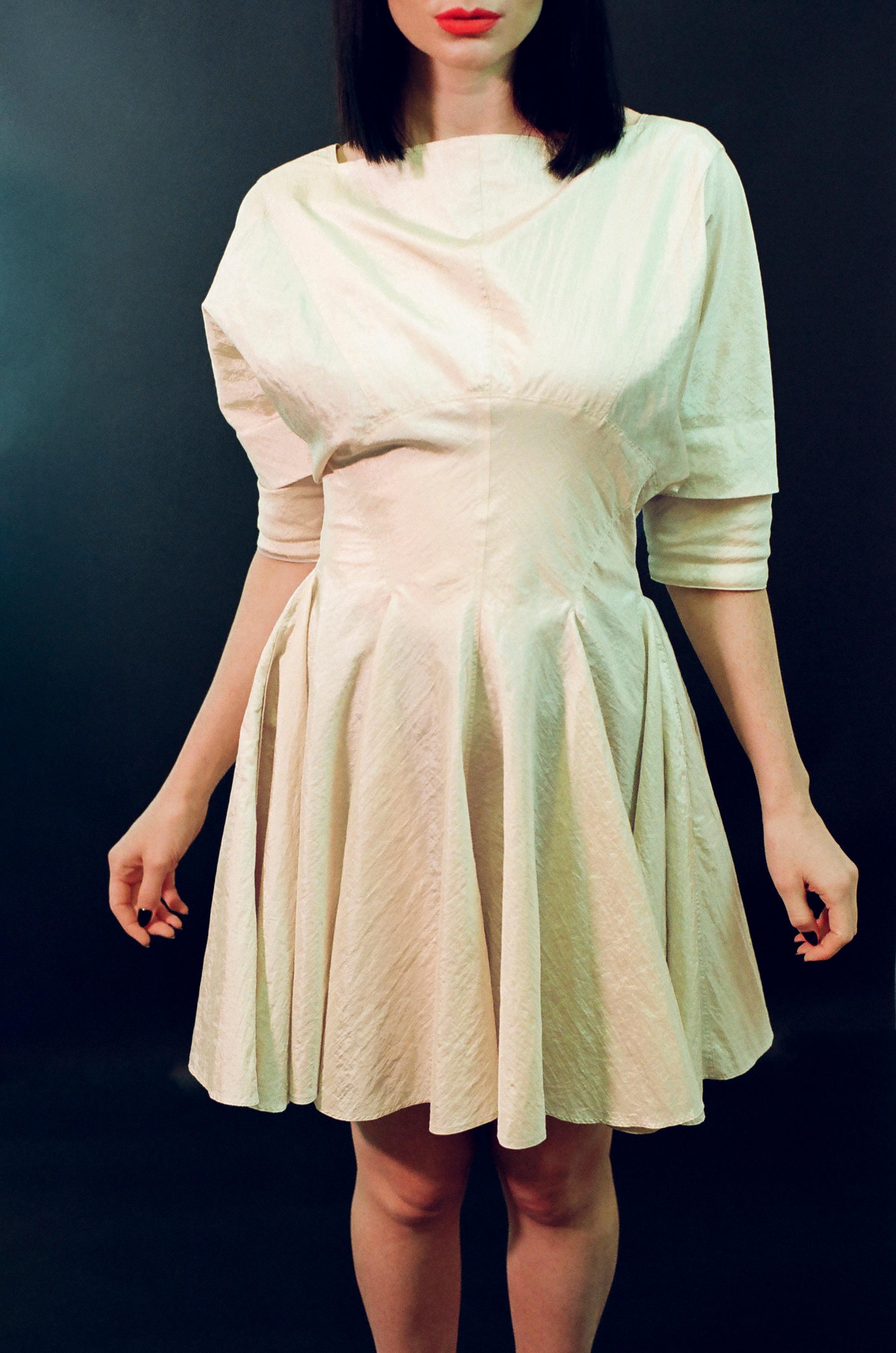 Women's ALAÏA S/S 1988 Vintage Nylon Runway Dress