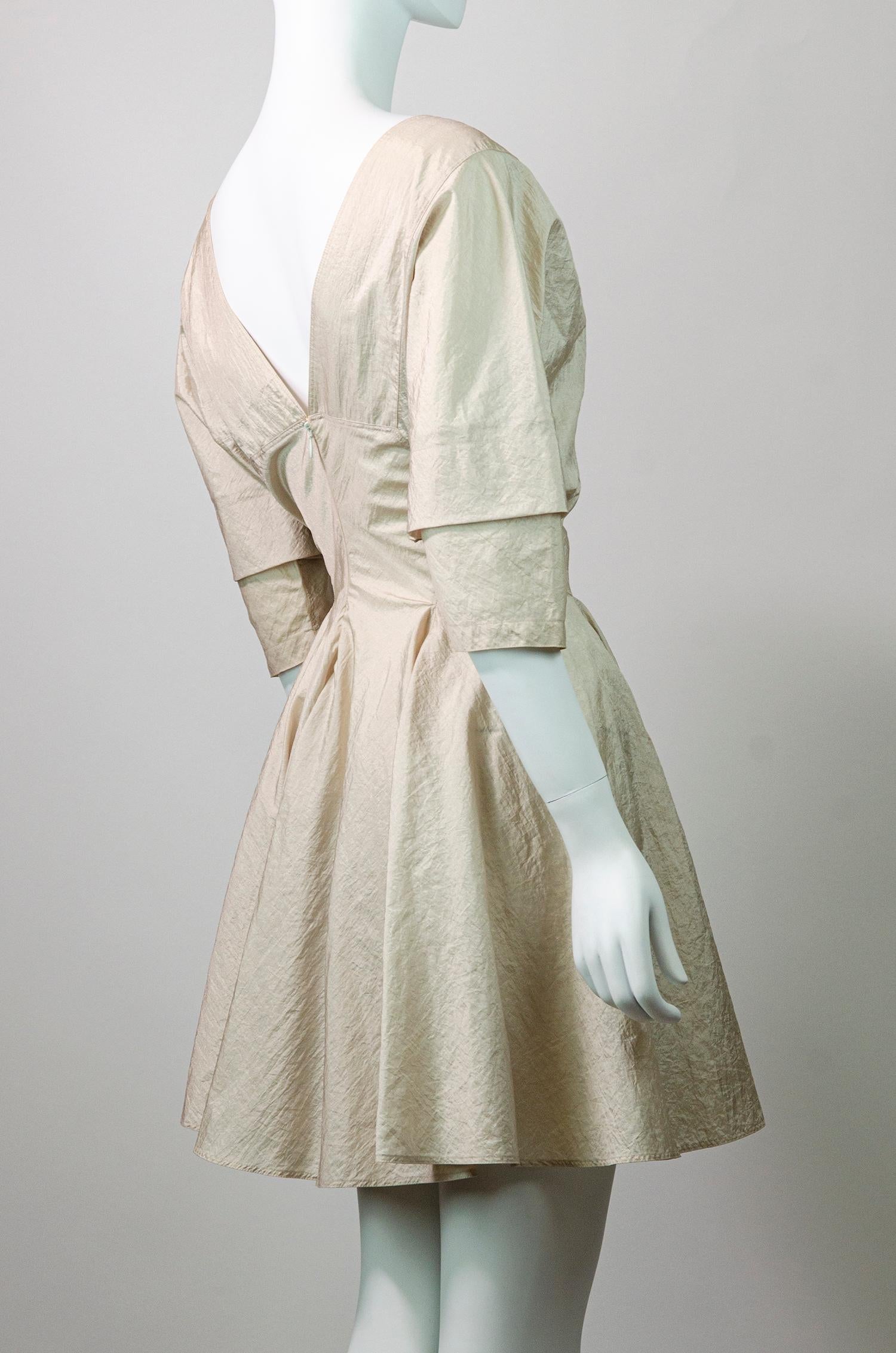 ALAÏA S/S 1988 Vintage Nylon Runway Dress 4