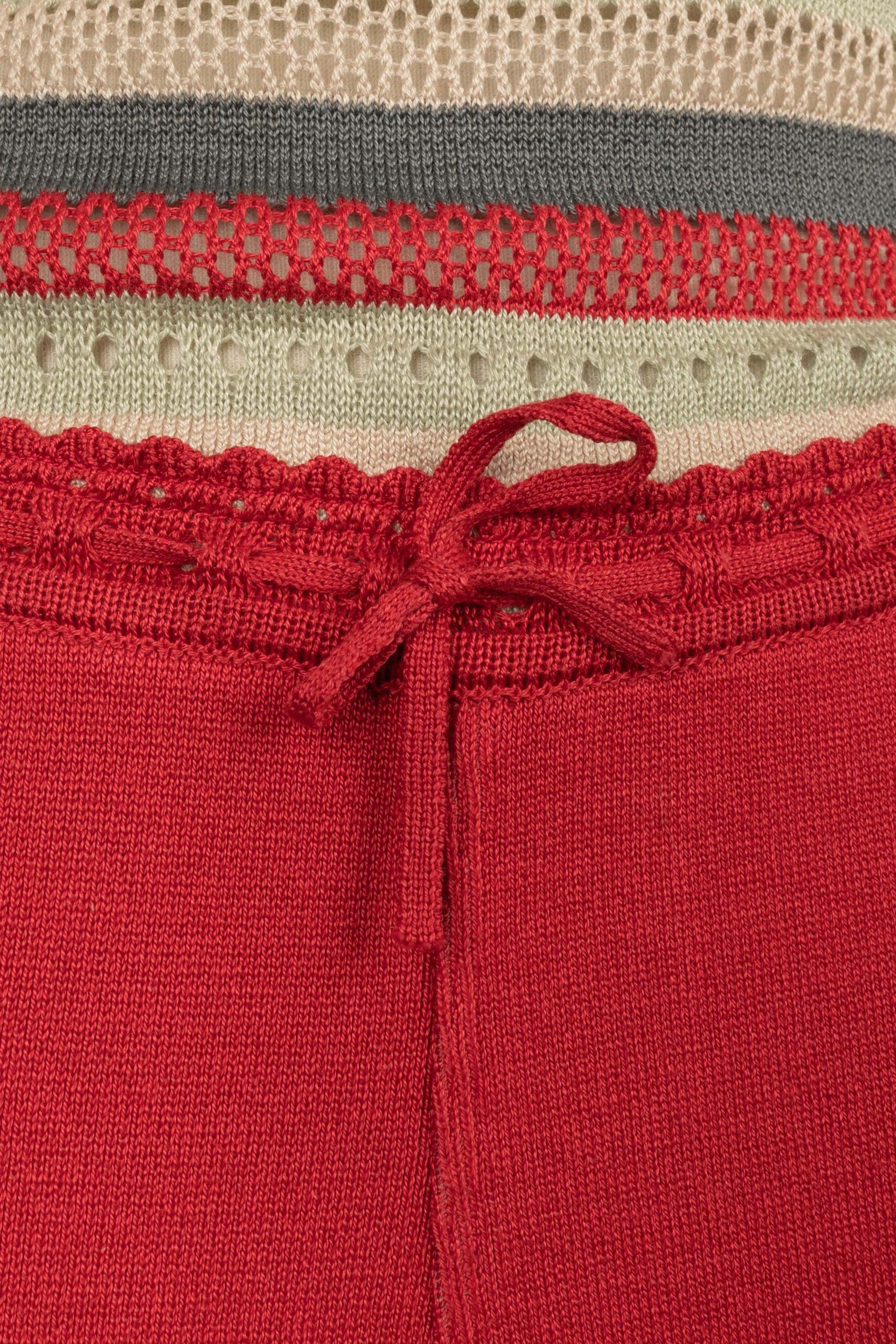 Combinaison courte en maille couleur corail Alaïa, 1993 en vente 3