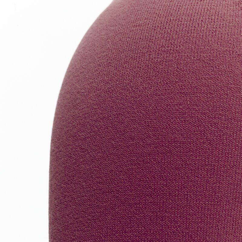 ALAIA Signature cropped stretch knit button cardigan Framboise pink FR36 XS 7