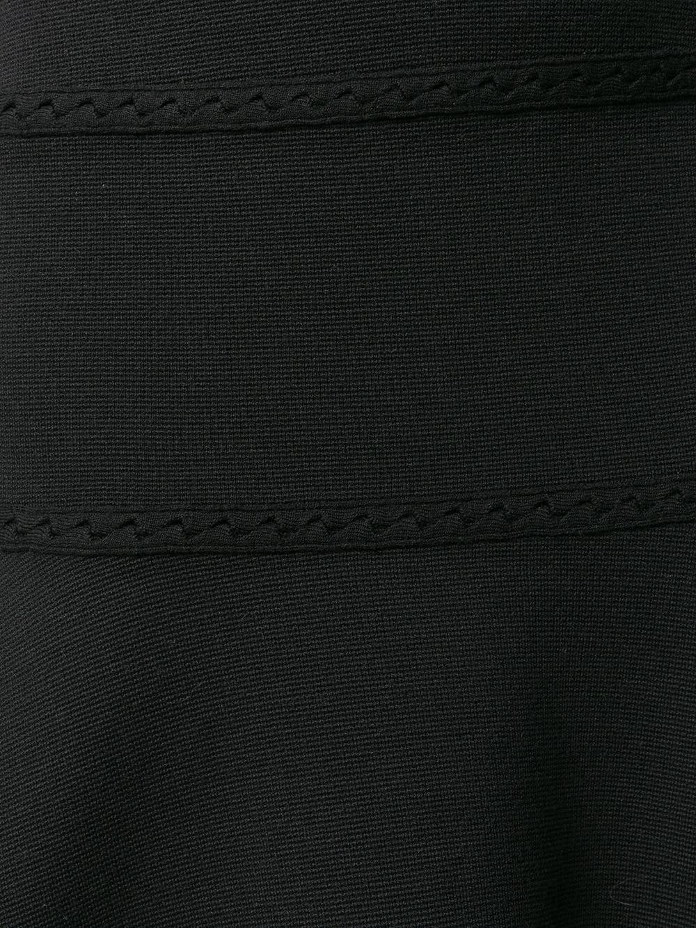 Alaia Skate Black Lace Detail Skirt For Sale 2