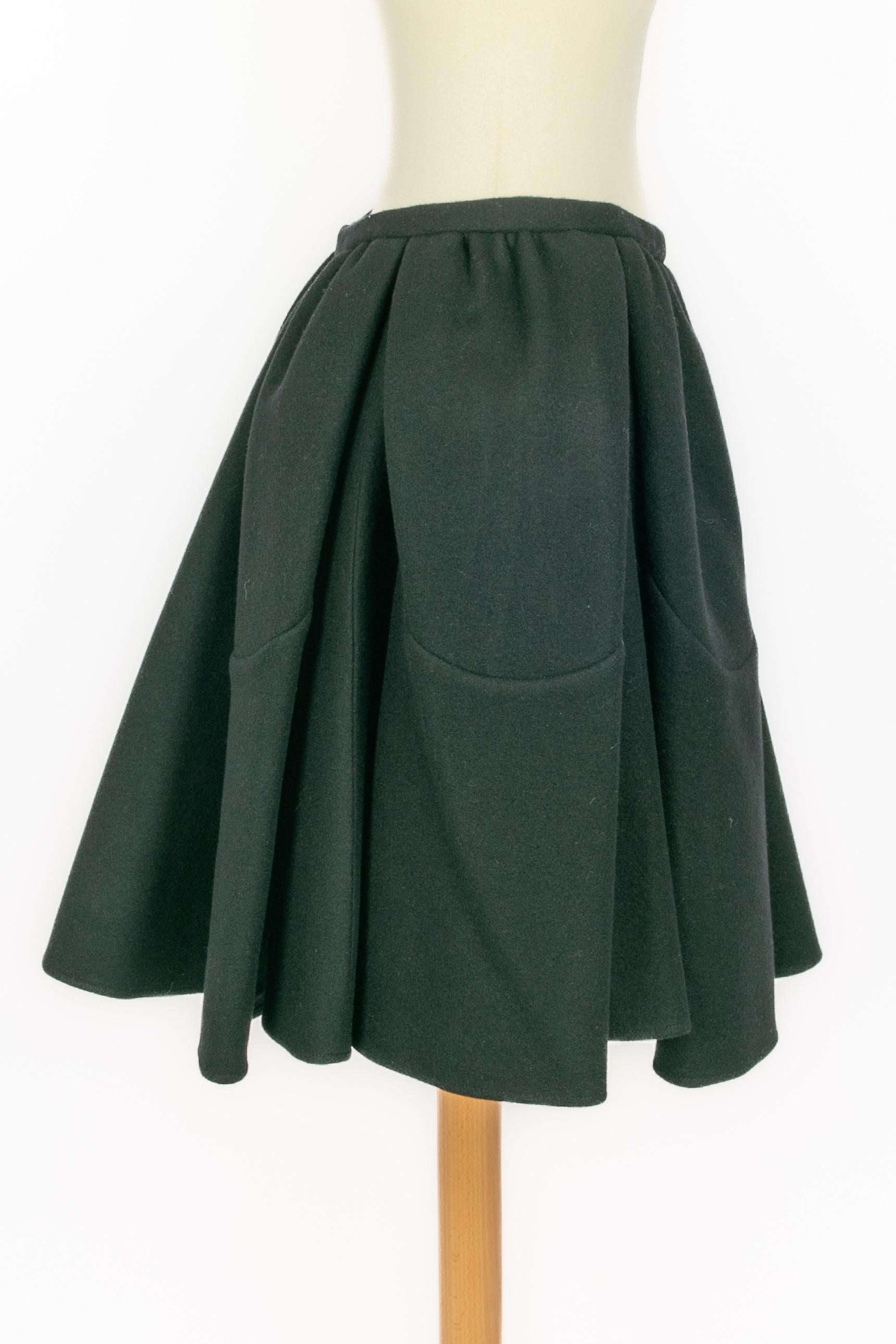Falda skater Alaïa Negro en venta