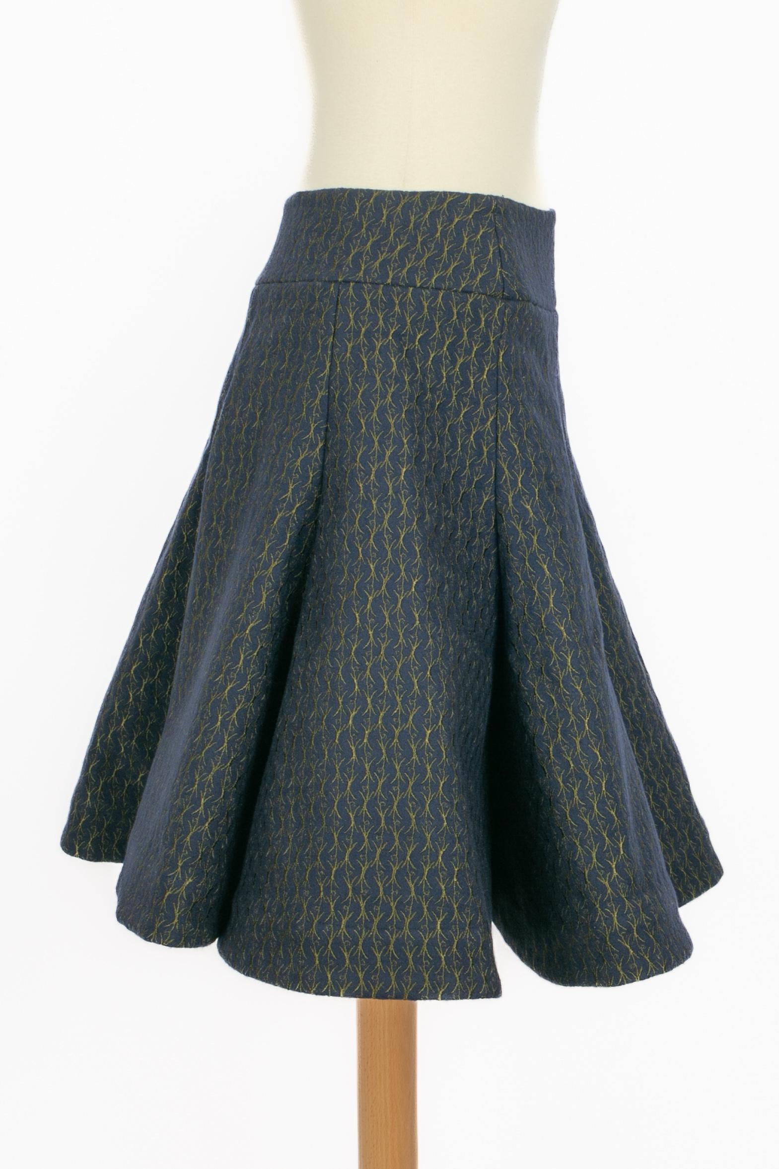 Falda skater Alaïa Negro en venta