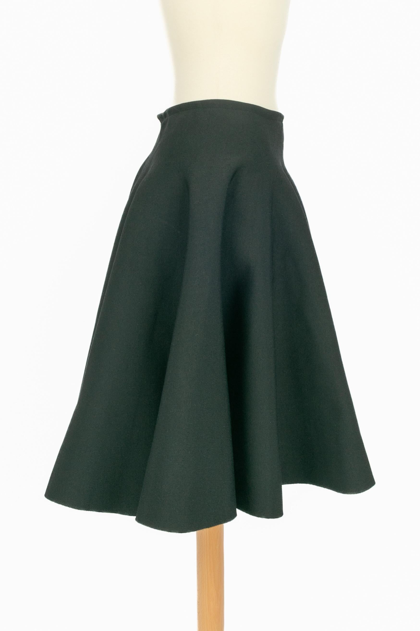 Falda skater Alaïa Negro en venta