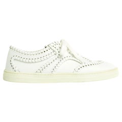 Alaia Sneakers EU41 White Leather Stiches New