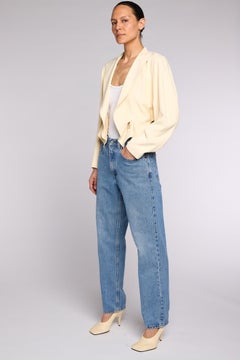 Alaïa Spring Summer 1985 runway documented Buttermilk Skirt Suit