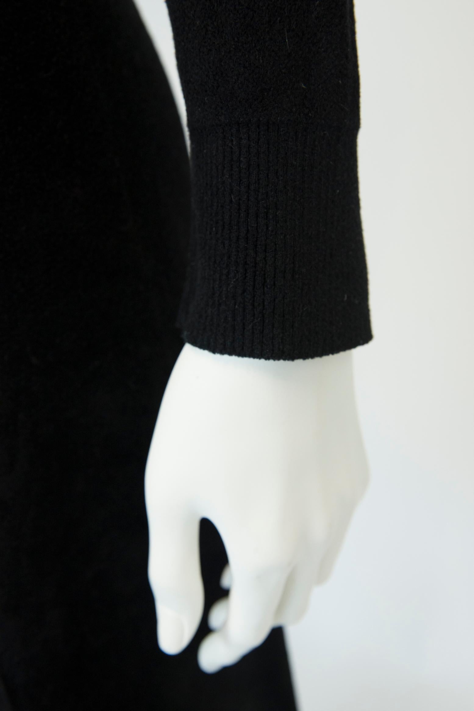 Alaïa Stretch-Jersey Velvet Mini Dress 12