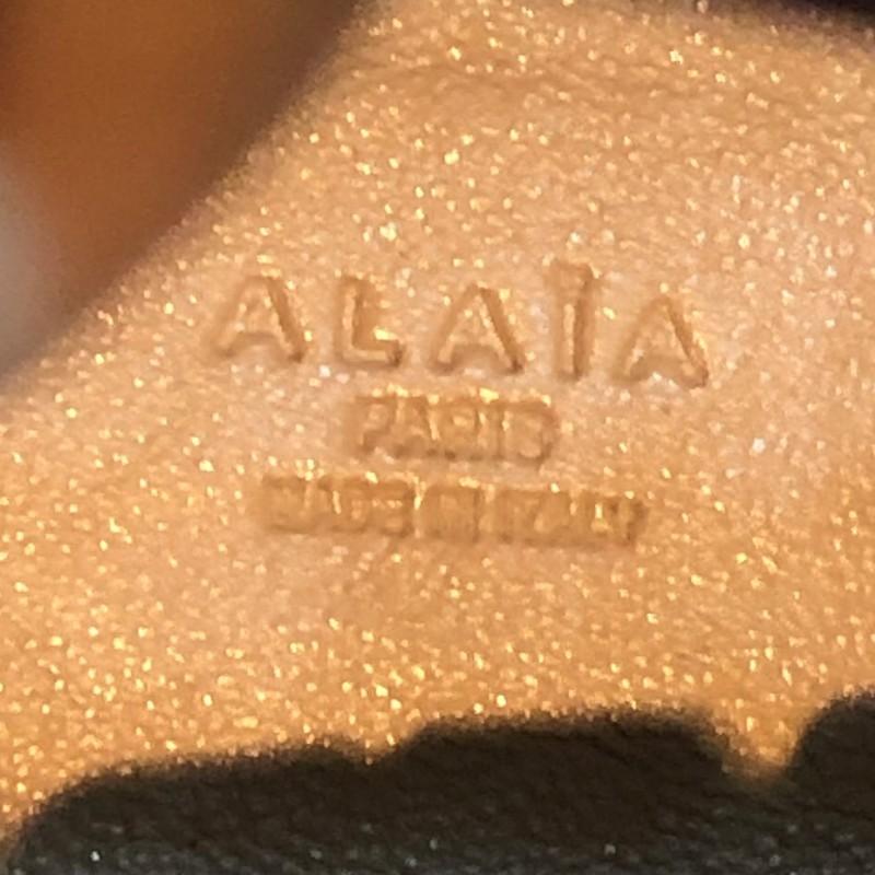 Women's or Men's Alaia Studded Bucket Bag Laser Cut Leather Mini