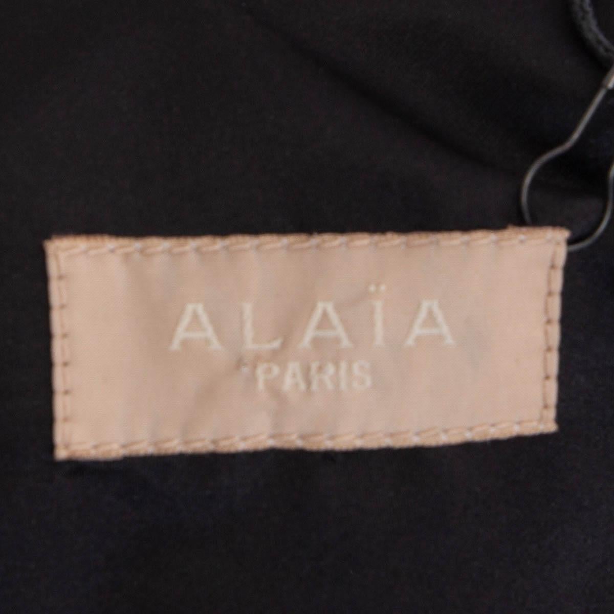 ALAIA tan brown LEOPARD CALF HAIR BIKER Jacket 40 M For Sale 1