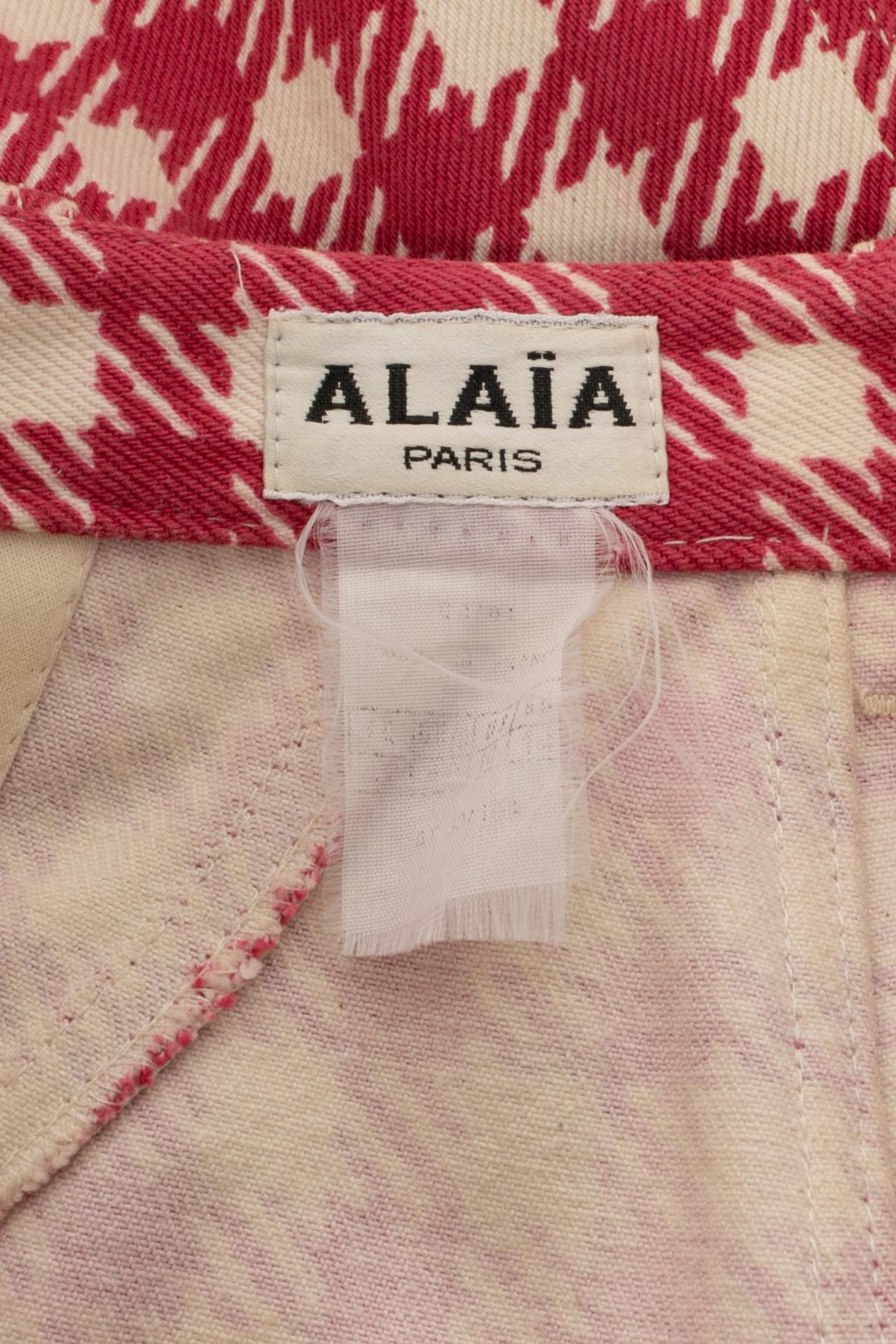 Gonna Alaïa 'Tati' Primavera 1991 in vendita 3