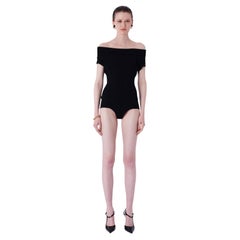 Alaia Vintage 1990's Black Bodysuit