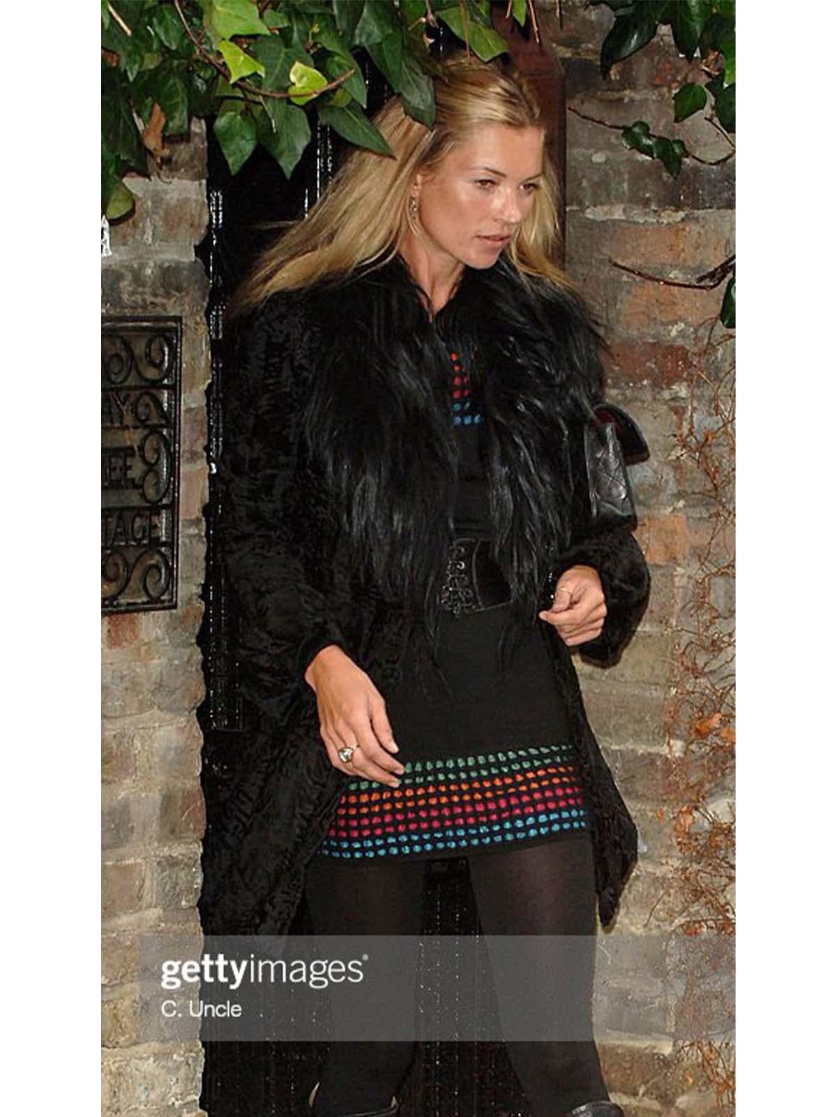 Alaia Vintage 1990's Black Contour Bodycon Dress For Sale 1