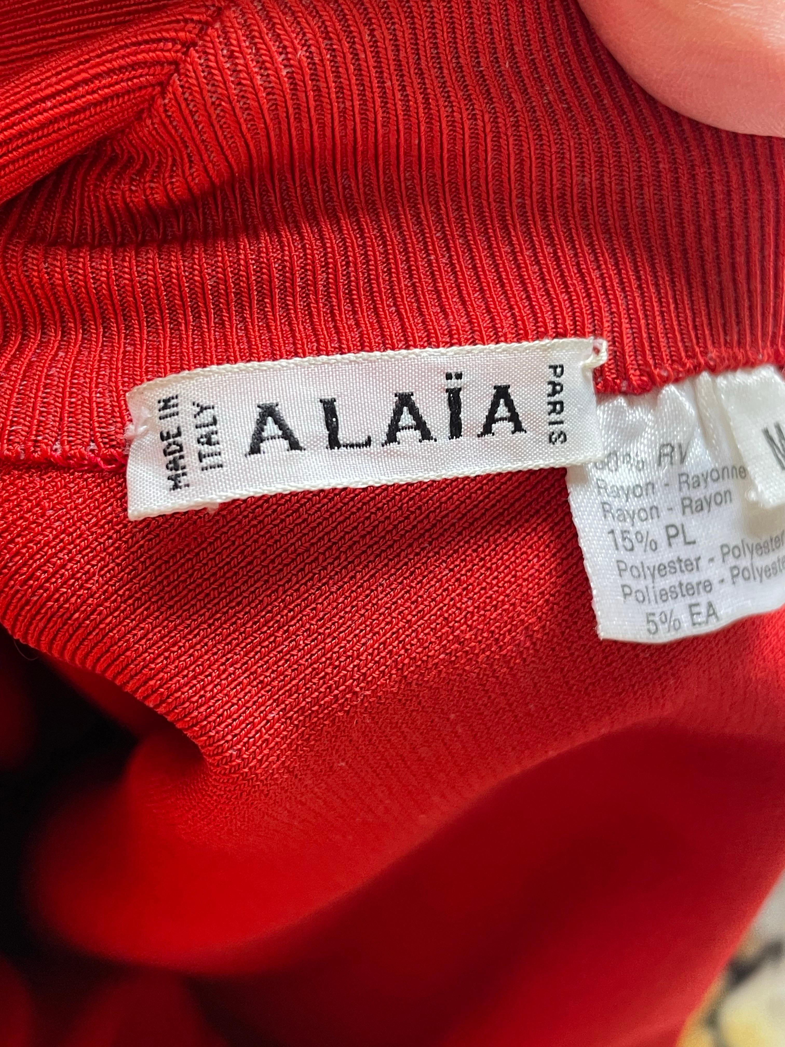 ALAIA Vintage-Kleid im Zustand „Gut“ im Angebot in CACHAN, FR