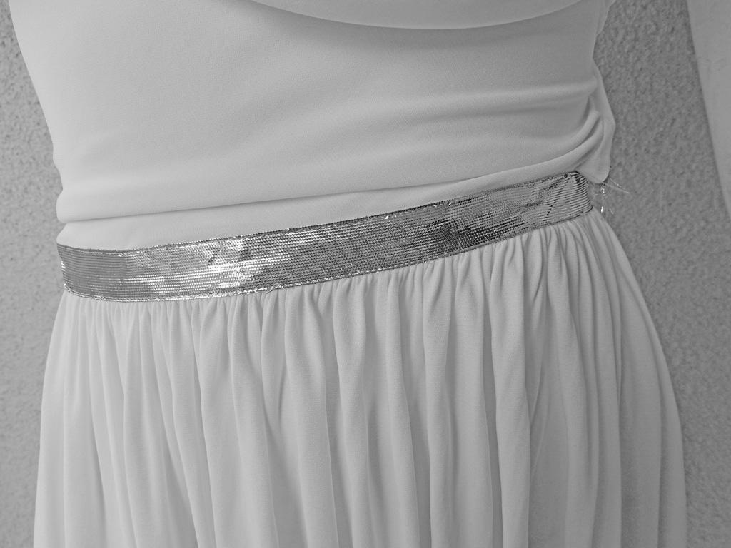 Gris Alaia Vionnet-Inspired Grecian Goddess Dress Robe. Nouveau en vente