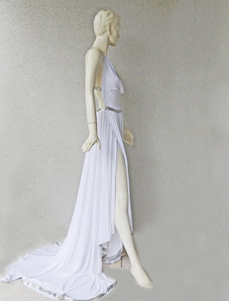 Alaia Vionnet-Inspired Grecian Goddess Dress Robe. Nouveau Excellent état - En vente à Los Angeles, CA