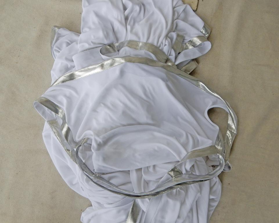 Alaia Vionnet-Inspired Grecian Goddess Dress Robe. Nouveau en vente 1