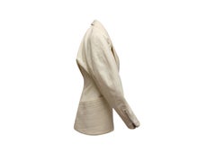 Alaia White Canvas Jacket