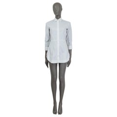 ALAIA white cotton BASQUE POPLIN TUNIC Shirt 36 XS