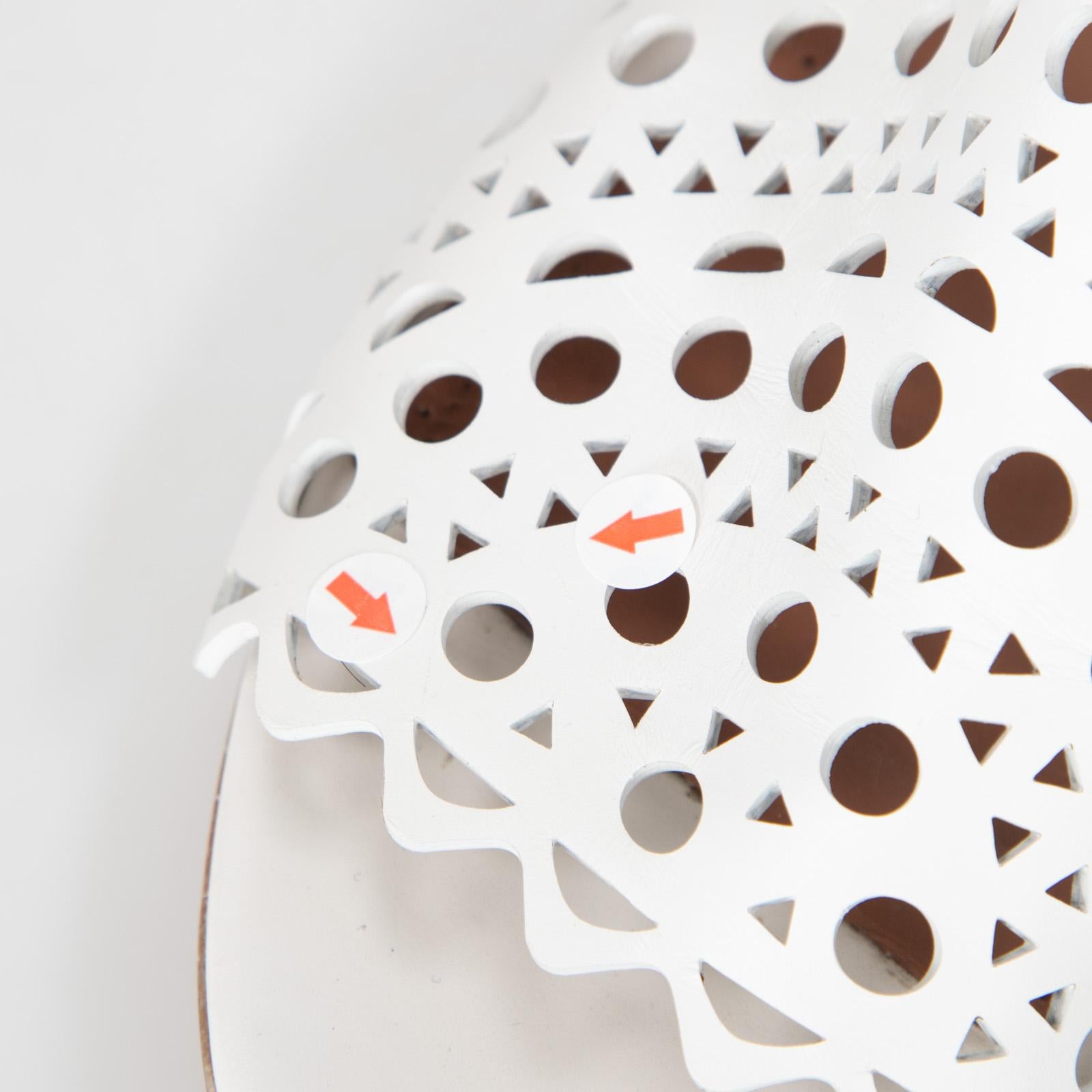 Alaïa Sandales en cuir blanc Lasercut Taille IT 37 en vente 1