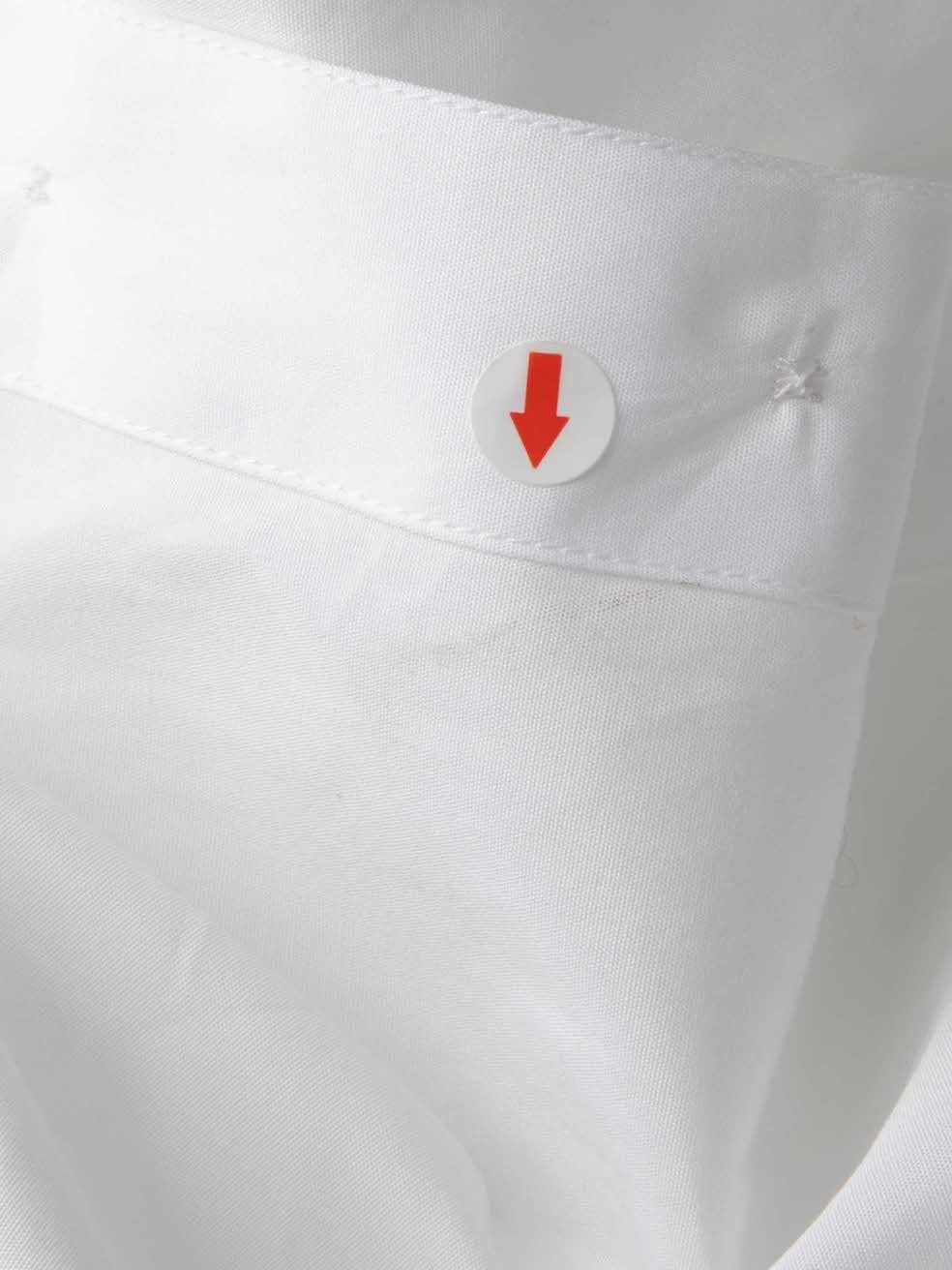 Alaïa White Long Sleeve Blouse Size L For Sale 2