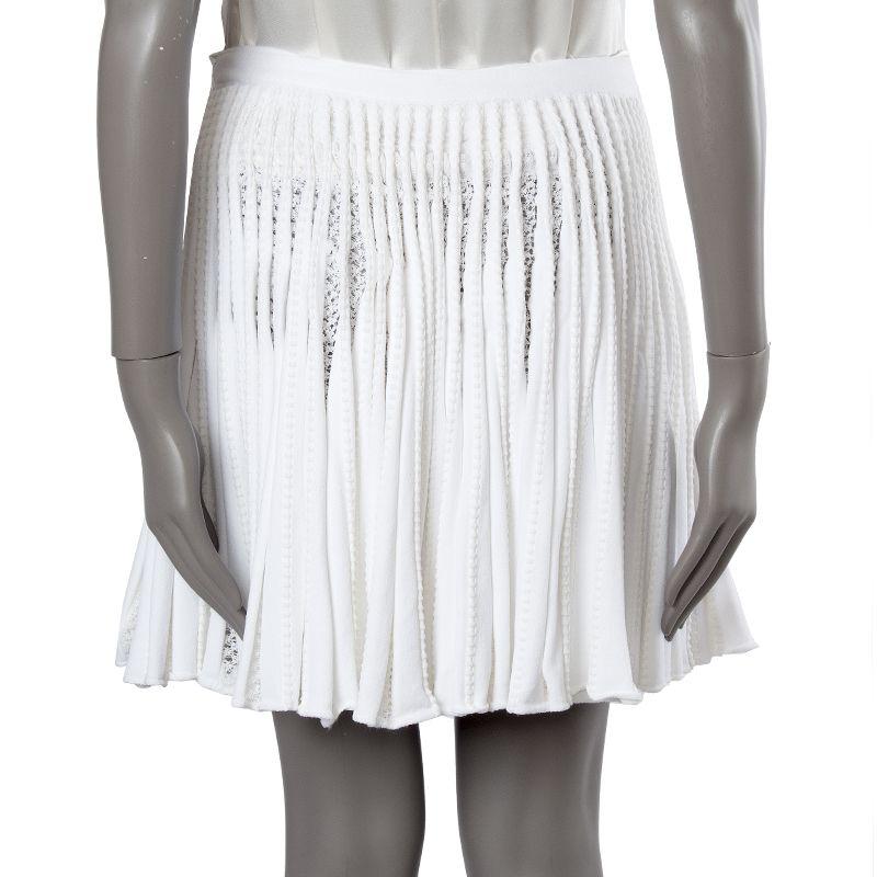 alaia white skirt