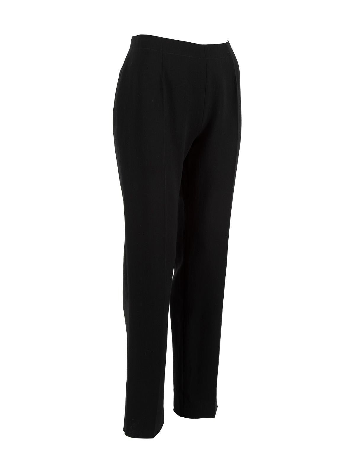 CONDITION is Never worn, with tags. No visible wear to trousers is evident on this new Alaia designer resale item. Details Black Wool Side zip High rise Workwear Made in FRANCE Composition 99% WOOL, 1% POLYAMIDE Care instructions: Professional dry