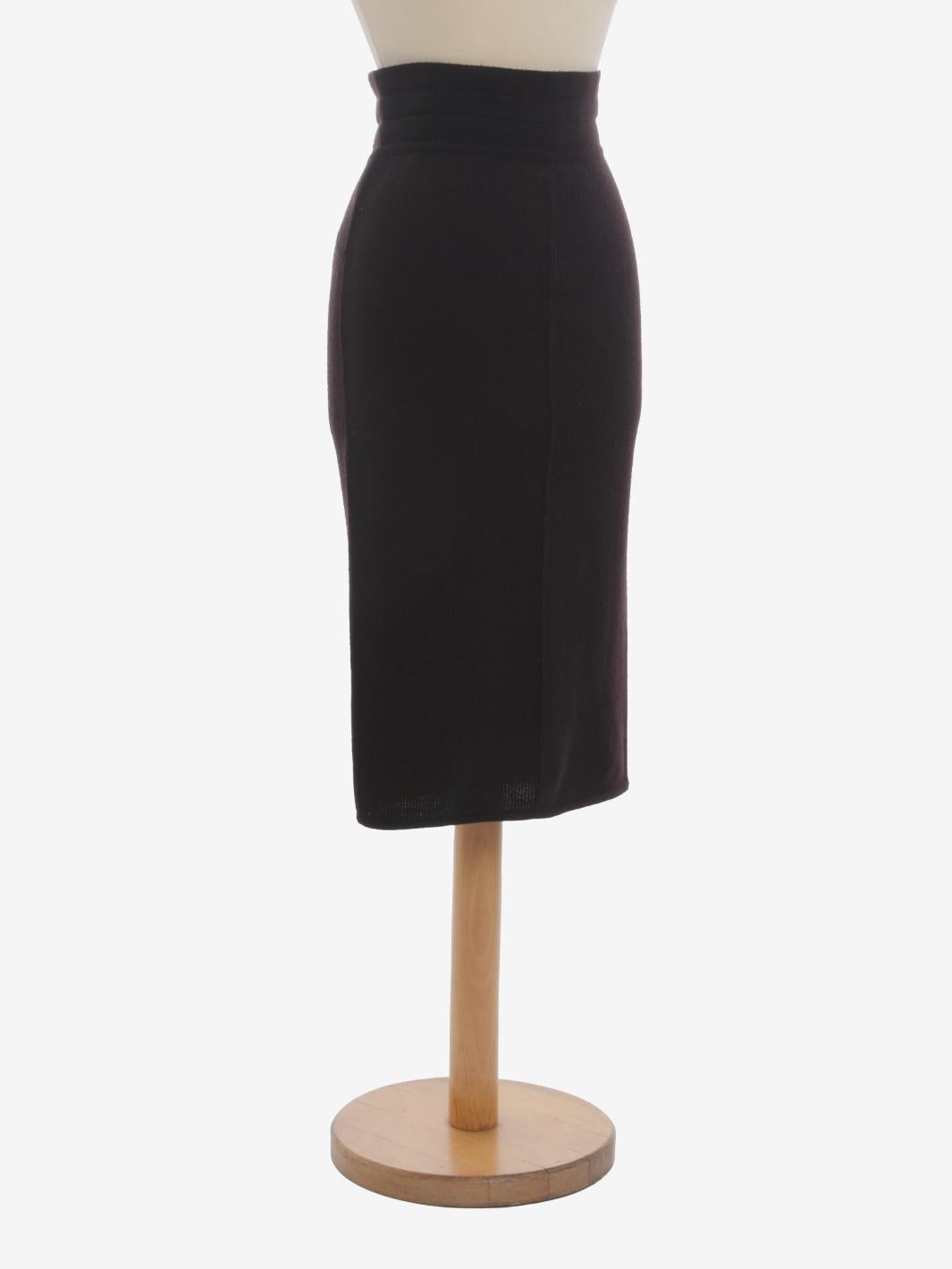 Alaïa Wool Pencil Skirt - 80s In Excellent Condition For Sale In Milano, IT