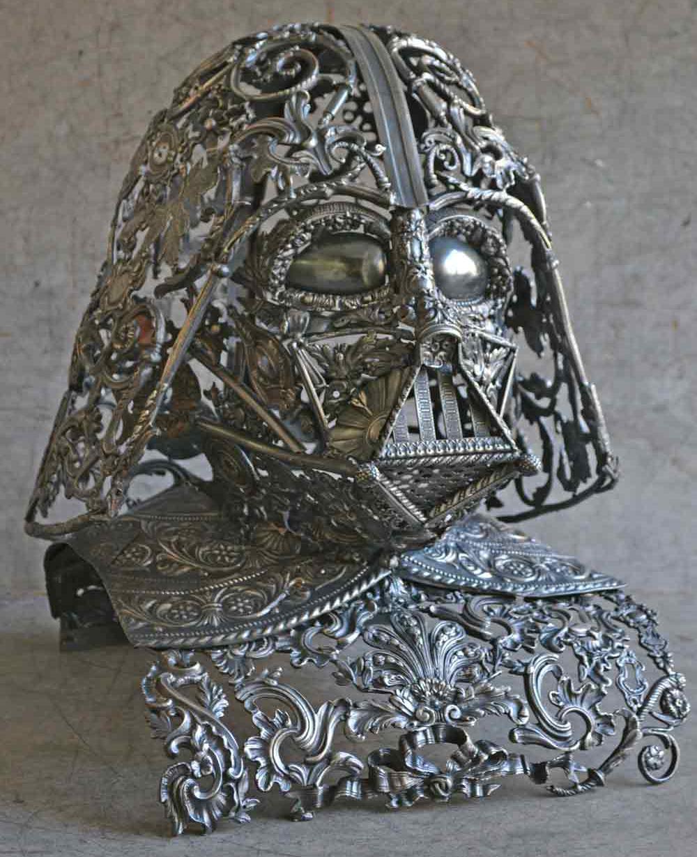 Darth Vader - Bronze Sculpture - Unique Piece For Sale 1