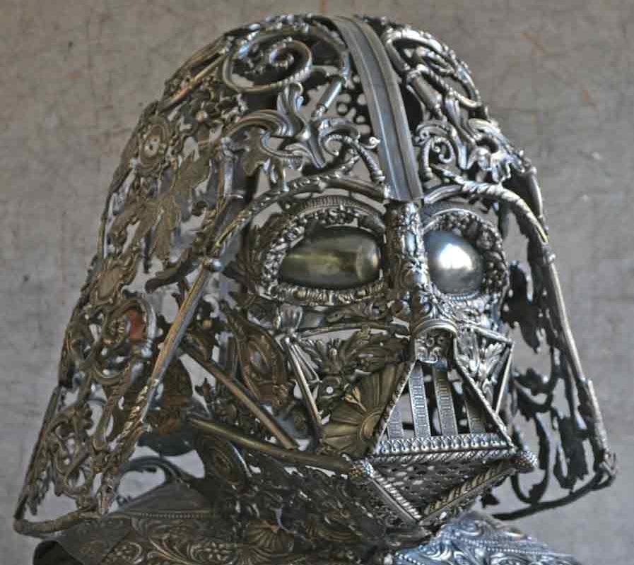 Darth Vader - Bronze Sculpture - Unique Piece For Sale 7
