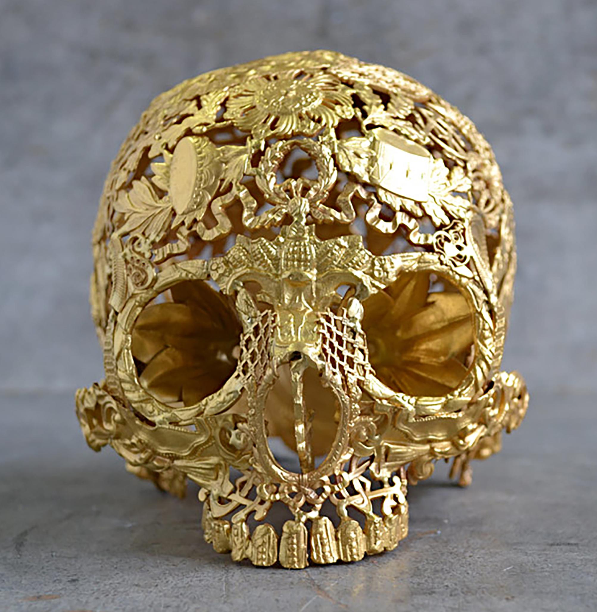 guilded skull