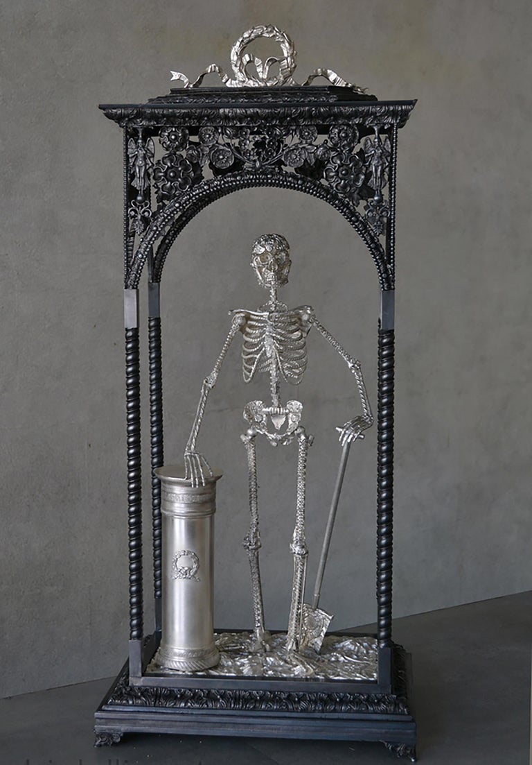 Alain BELLINO - Memento Mori - Bronze Unique Sculpture For Sale at 1stDibs