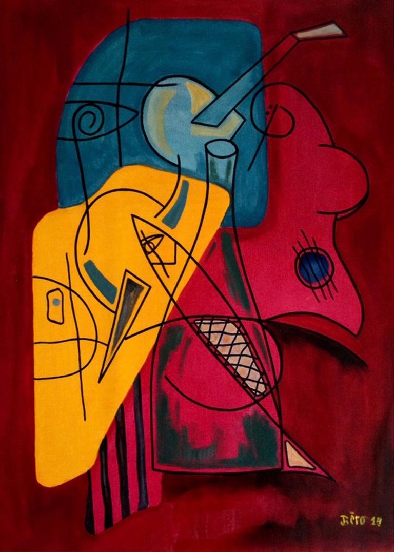 Alain Beraud Composition Synthetique For Sale At 1stdibs