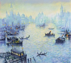 Venecia", Impresionista francés, París, Escuela de Bellas Artes, Veduta veneciana