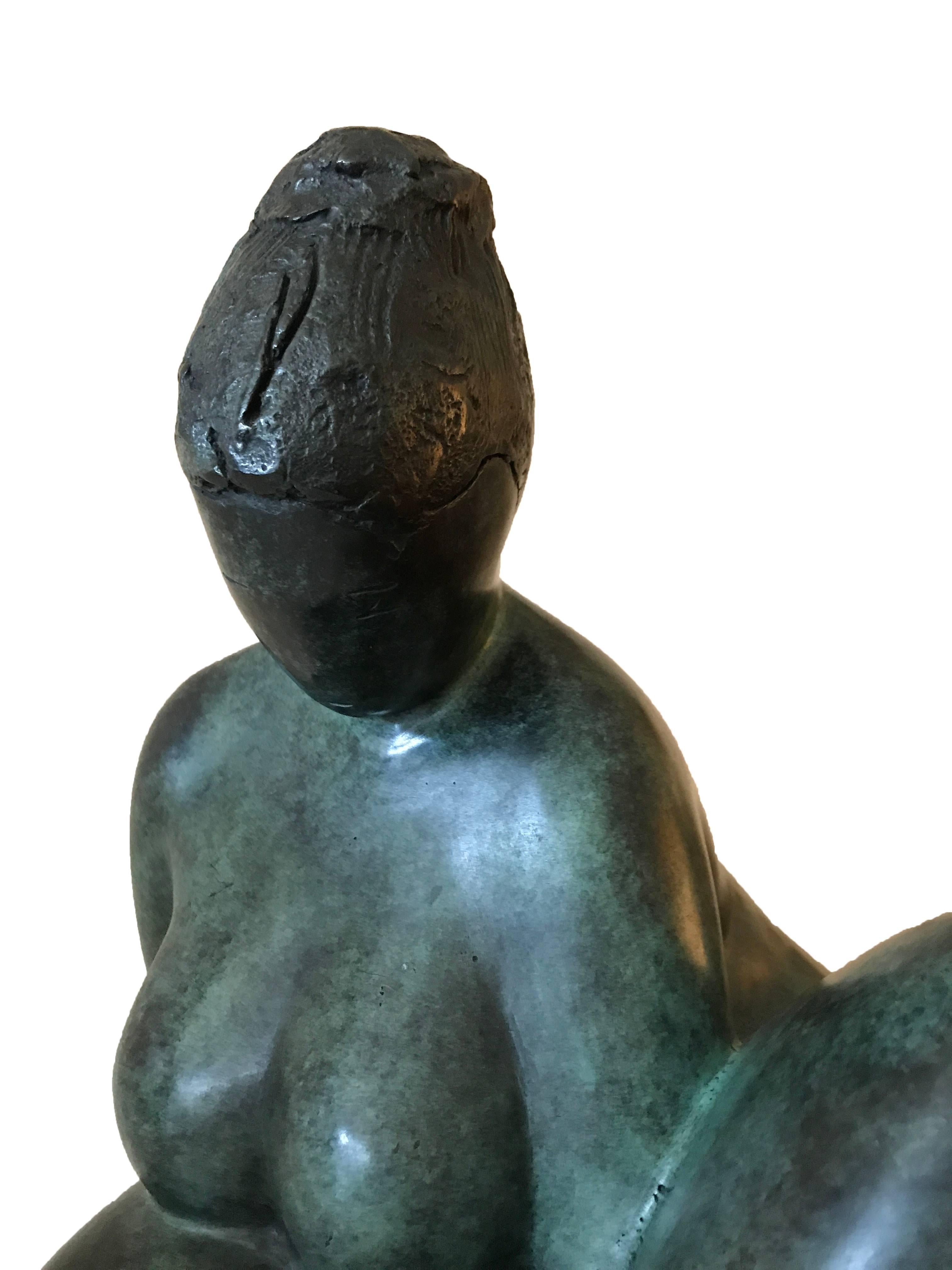 Pomone  - Sculpture by Alain Bonnefoit