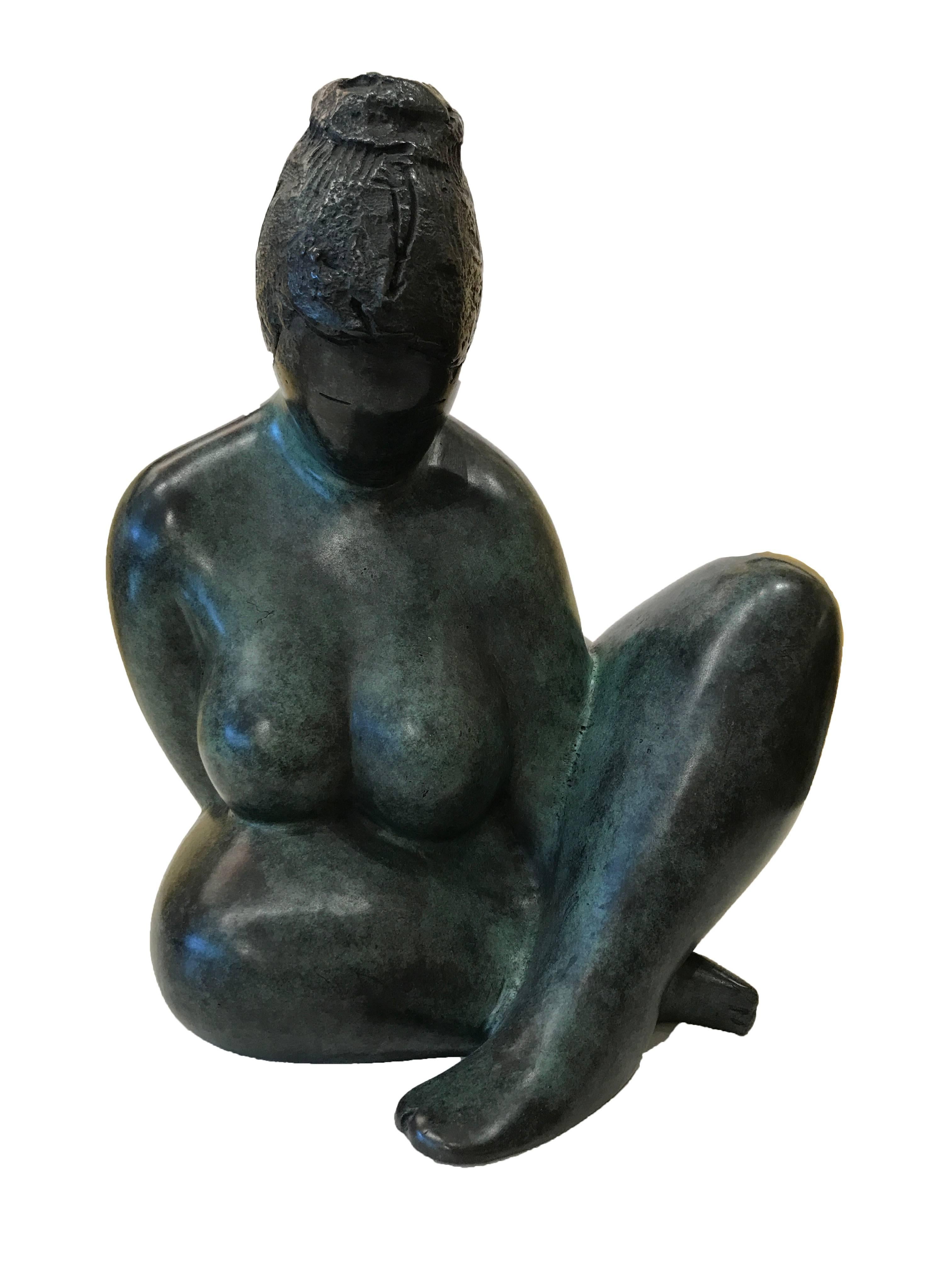 Alain Bonnefoit Nude Sculpture - Pomone 