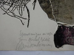 Alain BOURBONNAIS (1925-1988) : Gratte-cul. 1976. art singulier