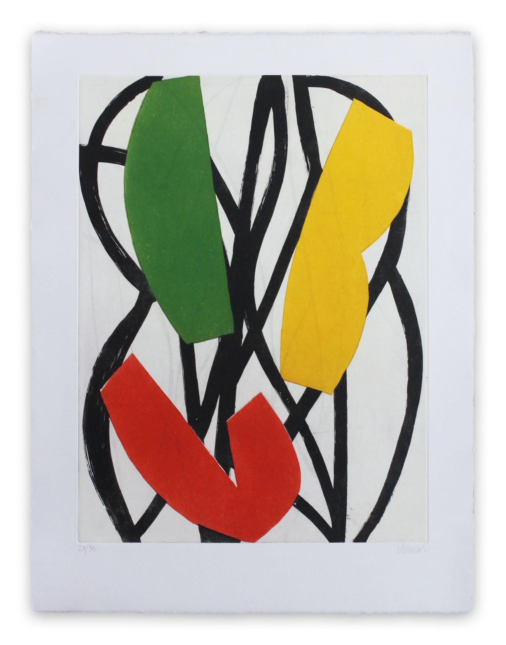 Alain Clément Abstract Print - 13F5G-2013 (Abstract print)