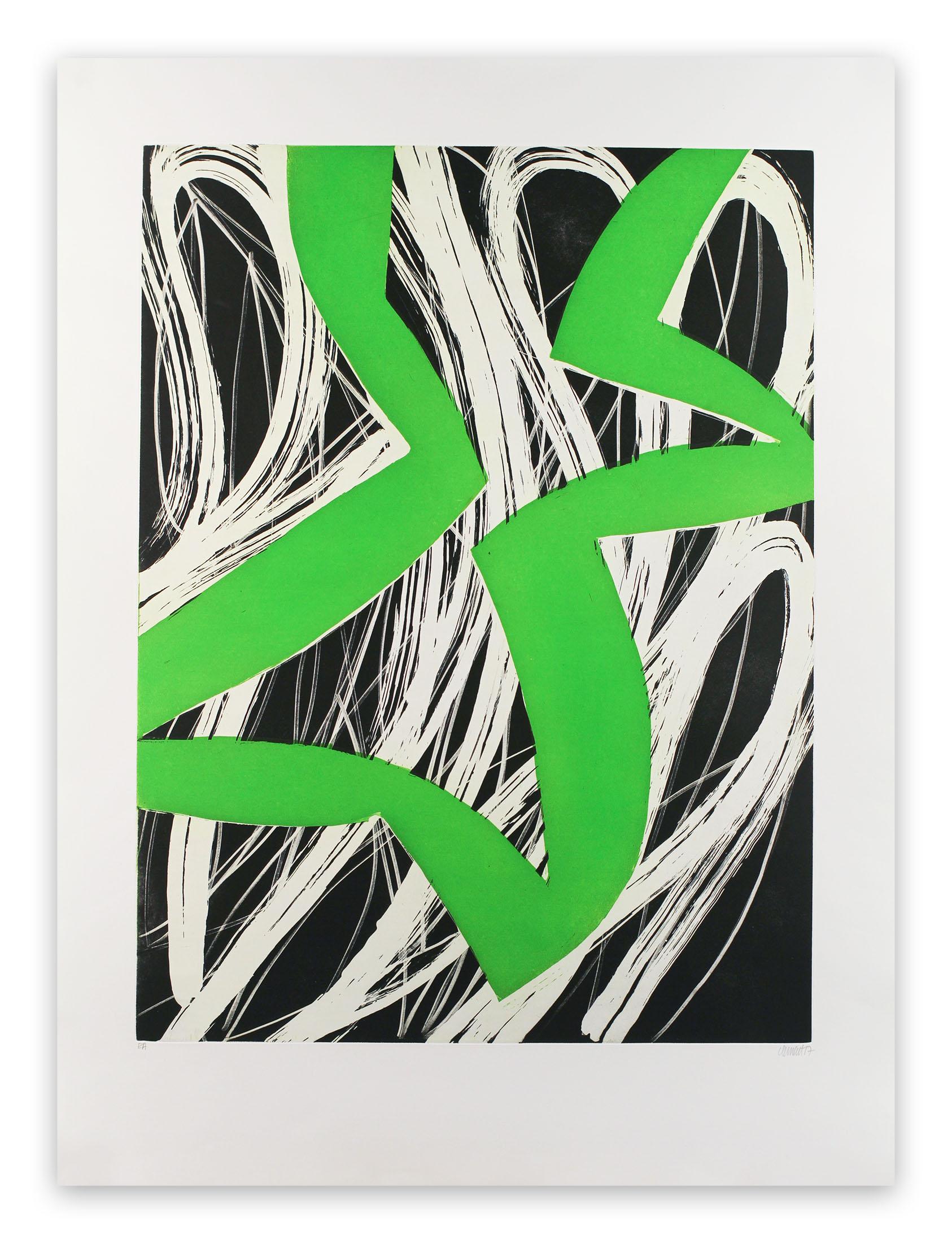Abstract Print Alain Clément - 17M1G-2017 (impression abstraite)