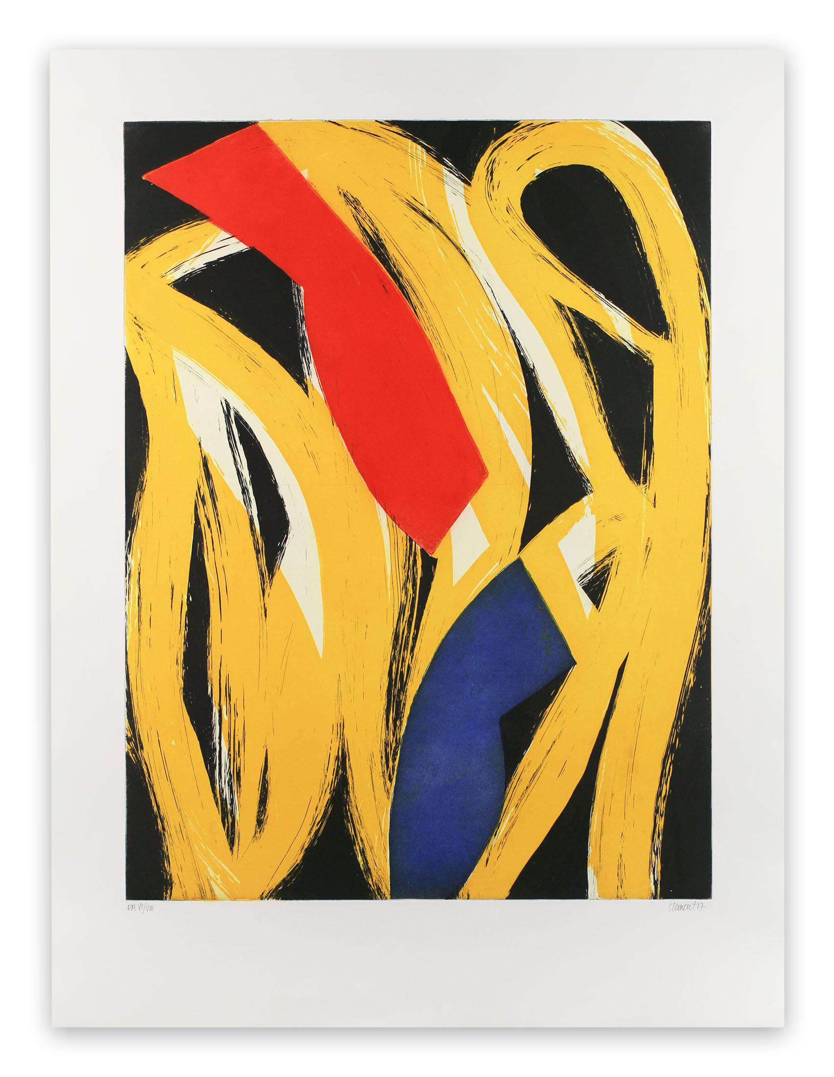 Abstract Print Alain Clément - 17M3G-2017 (impression abstraite)