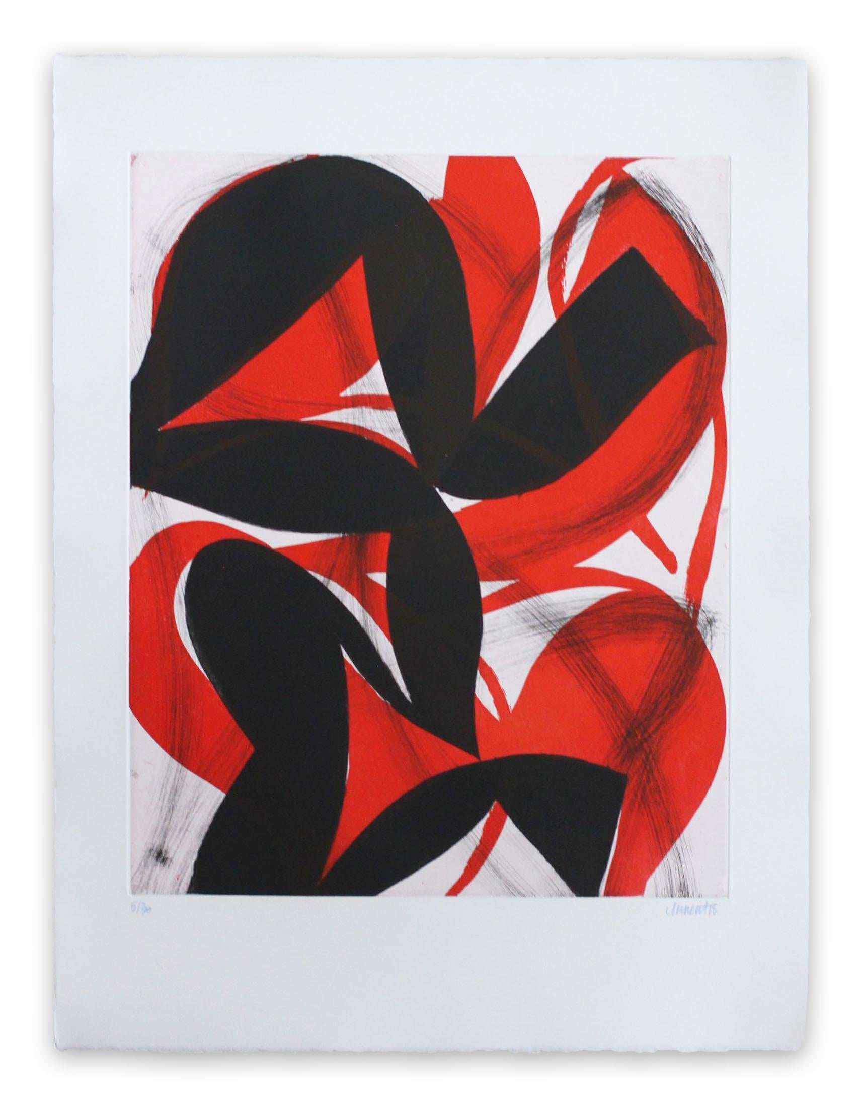 Alain Clément Abstract Print - 18OC2G-2018 (Abstract print)